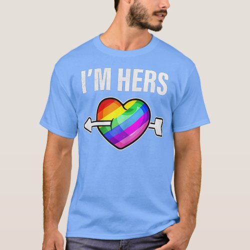 Lesbian Partner Matching Outfit Shes Mine Part 2  T_Shirt