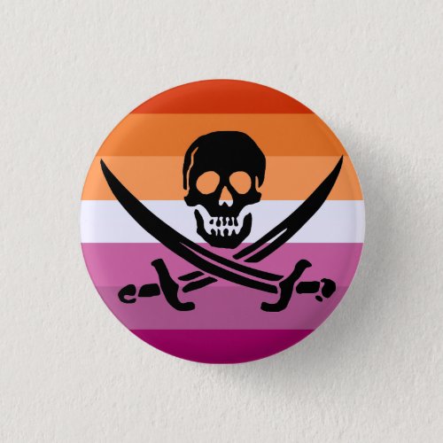 Lesbian Pirate Pride Flag Button