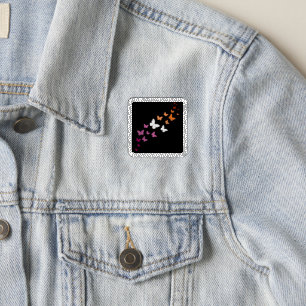 Lesbian Pride Butterfly Trail Patch