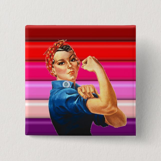 Lesbian Pride Button (Front)