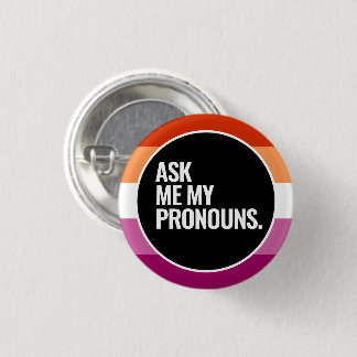 Lesbian Pride Button