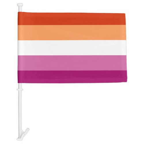 Lesbian Pride Car Flag