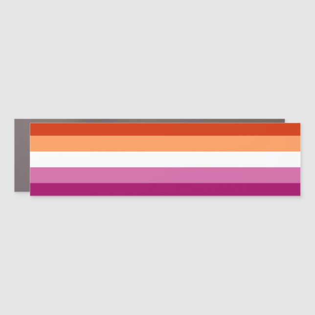 Lesbian Pride Car Magnet (Front)