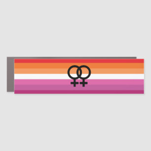 Lesbian Pride Car Magnet