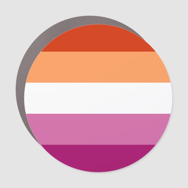 Lesbian Pride Car Magnet (Front)