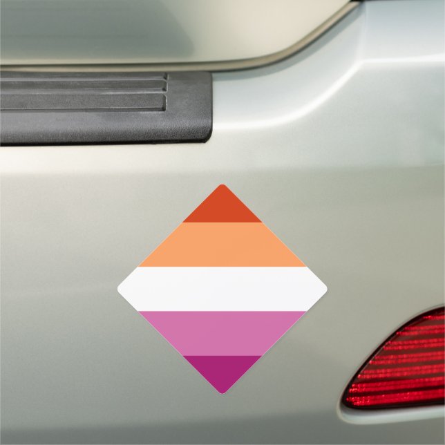 Lesbian Pride Car Magnet (In Situ)