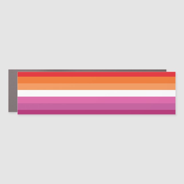Lesbian Pride Car Magnet (Front)
