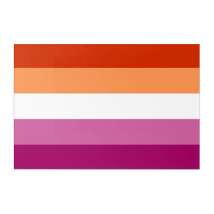 Lesbian Pride Flag (5 Stripes) Acrylic Print