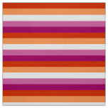 Lesbian Pride Flag (5 Stripes) Fabric