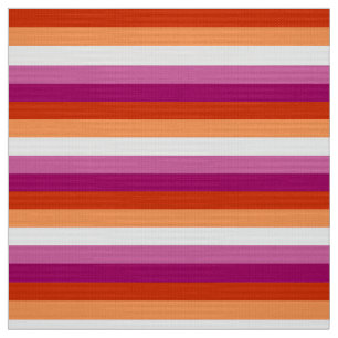 Lesbian Pride Flag (5 Stripes) Fabric