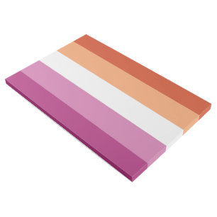 Lesbian Pride Flag (5 Stripes) Gallery Wrap