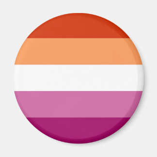 Lesbian Pride Flag (5 Stripes) Magnet
