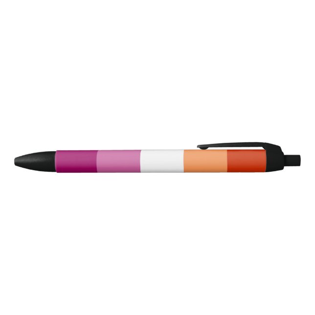 Lesbian Pride Flag (5 Stripes) Pen (Top)