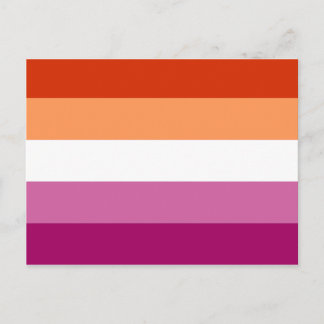 Lesbian Pride Flag (5 Stripes) Postcard