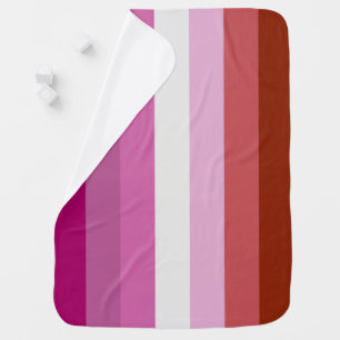 Lesbian Pride Flag Baby Blanket