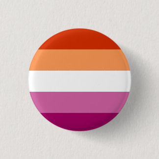 Lesbian Pride Flag Badge Button