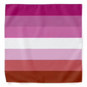 Lesbian Pride Flag Bandana