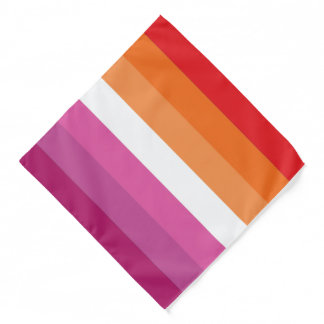 Lesbian Pride Flag Bandana