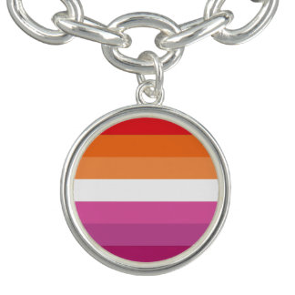 Lesbian Pride Flag Bracelet