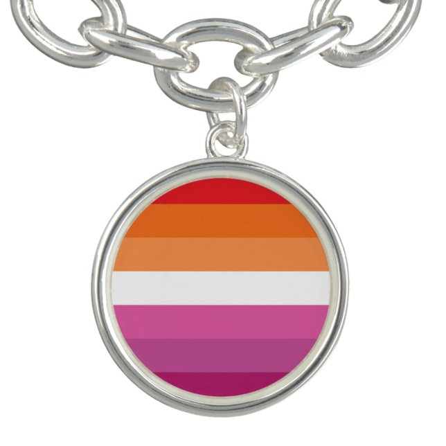 Lesbian Pride Flag Bracelet (Design)