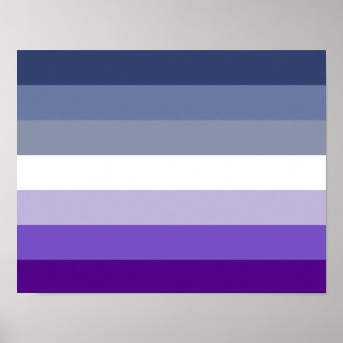 Lesbian Pride Flag Butch Poster