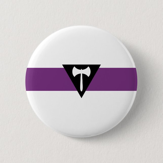 Lesbian Pride Flag Button (Front)