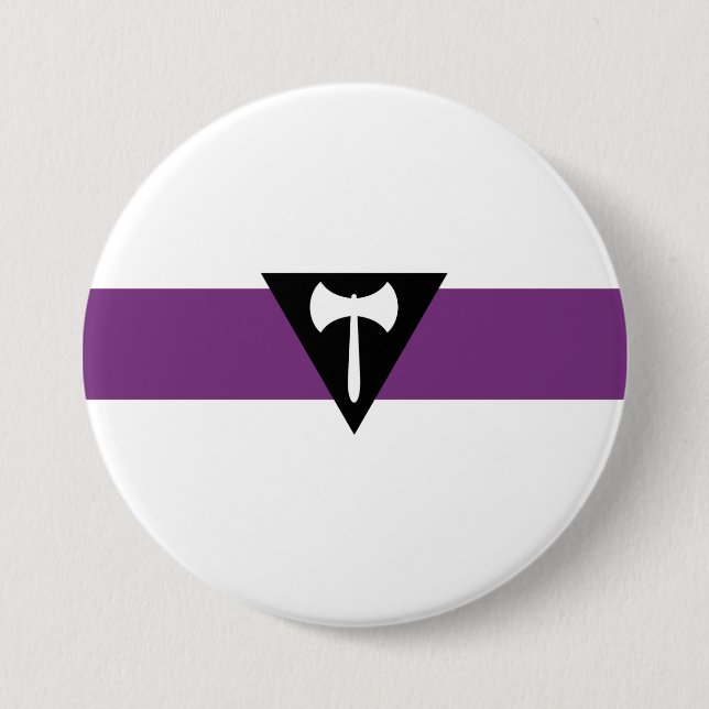 Lesbian Pride Flag Button (Front)