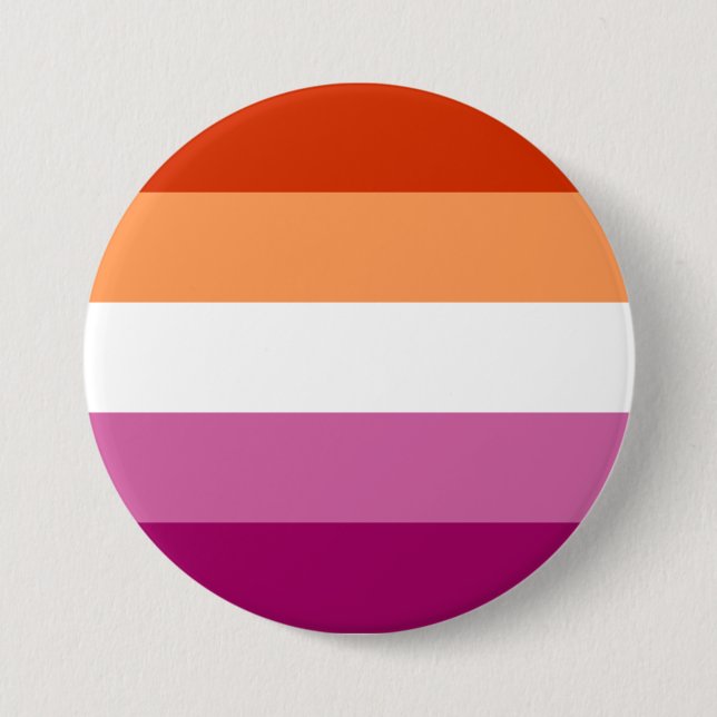Lesbian Pride Flag Button (Front)