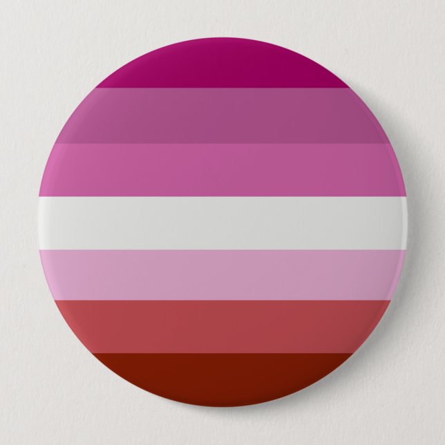 Lesbian Pride Flag Button (Front)