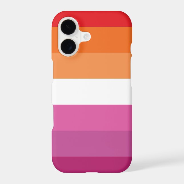 Lesbian Pride Flag Case-Mate iPhone Case (Back)