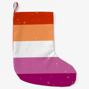 Lesbian Pride Flag Christmas Stocking