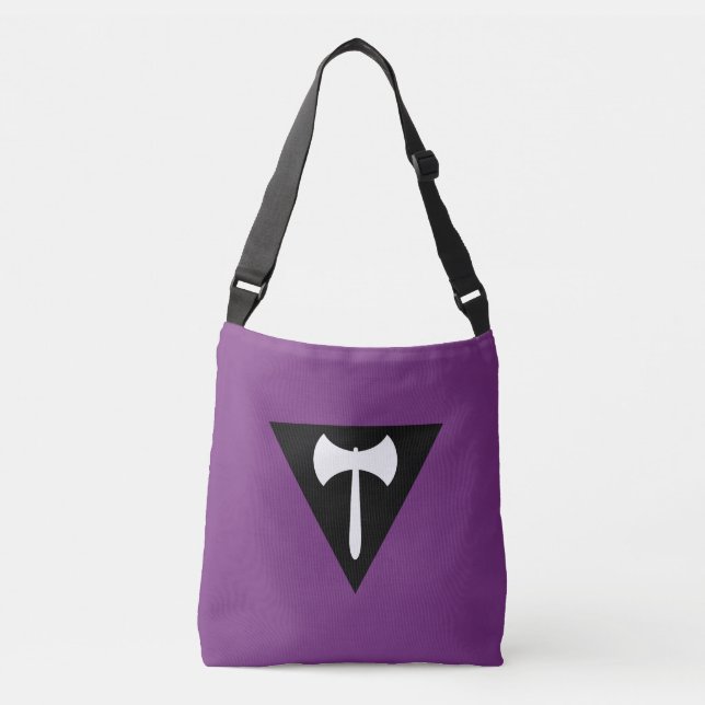 Lesbian Pride Flag Crossbody Bag (Front)