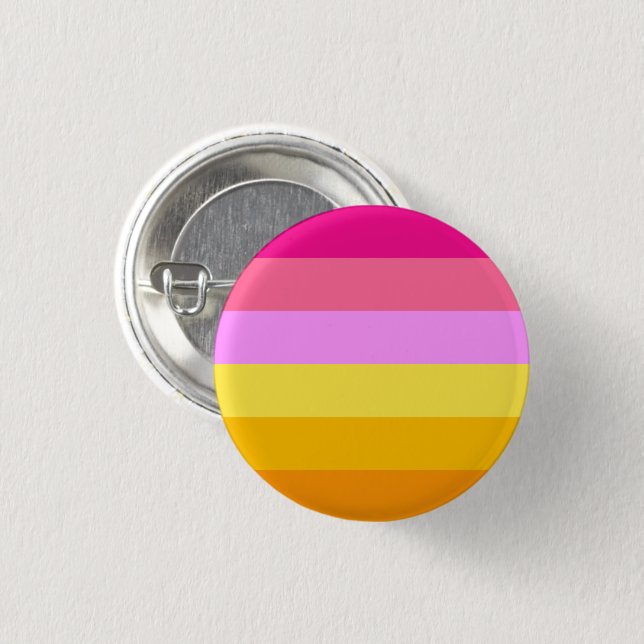 Lesbian Pride Flag (Dawn) Button (Front & Back)
