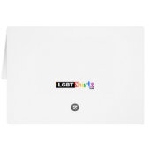 Lesbian Pride Flag (Dawn) Cards (Back Horizontal)