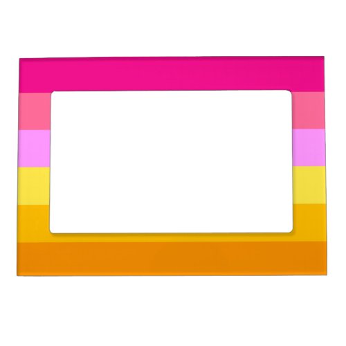 Lesbian Pride Flag Dawn Magnetic Frame