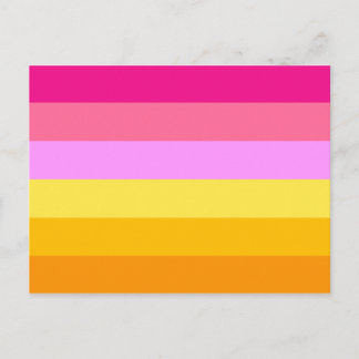 Lesbian Pride Flag (Dawn) Postcard