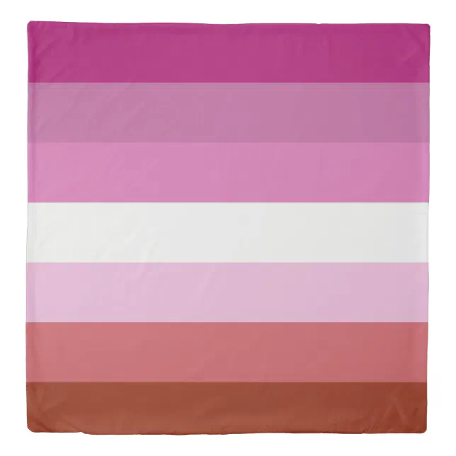 Lesbian Pride Flag Duvet Cover Zazzle 7165