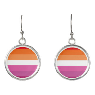 Lesbian Pride Flag Earrings