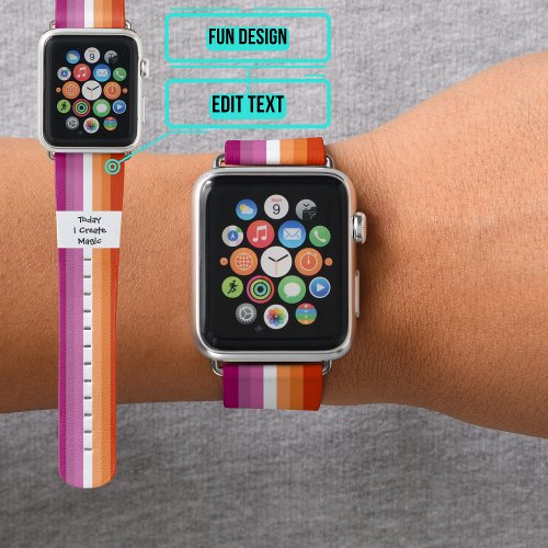 Lesbian Pride Flag Edition Apple Watch Band