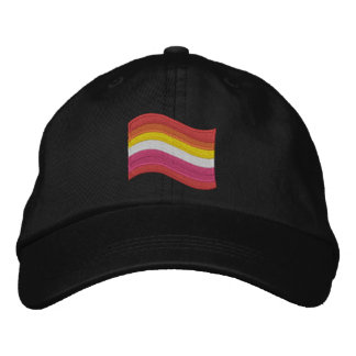 Lesbian Pride Flag Embroidered Baseball Cap