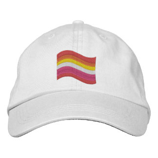 Lesbian Pride Flag Embroidered Baseball Cap