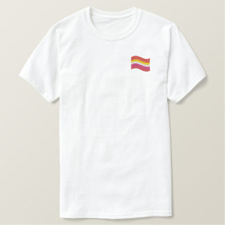 Lesbian Pride Flag Embroidered T-Shirt