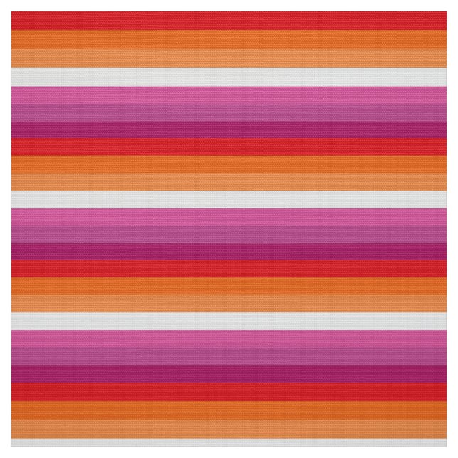 Lesbian Pride Flag Fabric (Swatch)