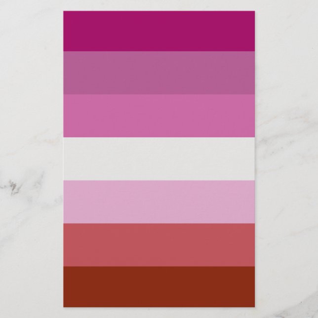 Lesbian Pride Flag Flyer (Front)