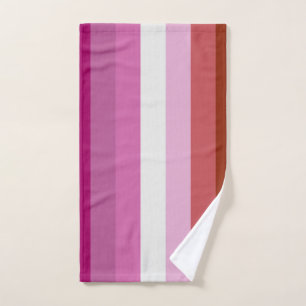 Lesbian Pride Flag Hand Towel