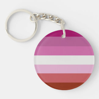 Lesbian Pride Flag Keychain