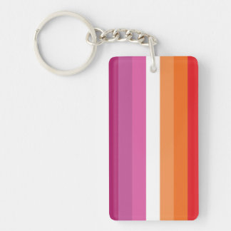 Lesbian Pride Flag Keychain