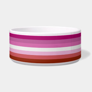 Lesbian Pride Flag LGBTQ Bowl