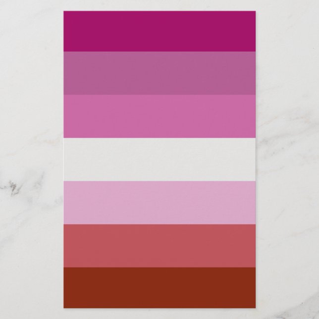 Lesbian Pride Flag LGBTQ Flyer (Front)