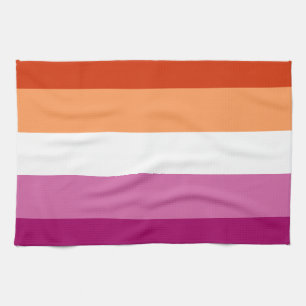 Lesbian Pride Flag LGBTQ Kitchen Towel